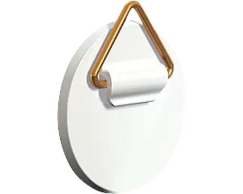 ARTITEQ Lijstaccessoire Tegelhanger wit 4 stuks 32 mm Toiletpapierhouder voor wandmontage