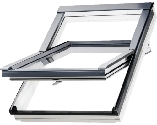 Geopend dakraam voor ventilatie en daglicht