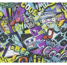 Abstract patroon met graffitimotieven