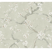 Behang met kersenbloesemmotief