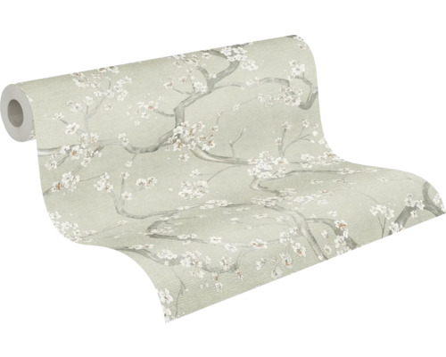 Behangrol met bloemmotief