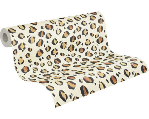 Behangrol met luipaardprint
