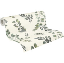 Behangrol met plantenpatroon