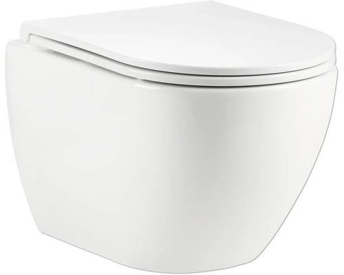 FORM&STYLE Spoelrandloos toilet SAMAR incl. softclose wc-bril met quick-release