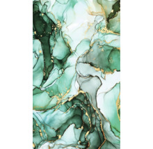 Abstracte muurdecoratie met marmerpatroon