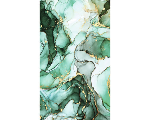 Abstracte muurdecoratie met marmerpatroon