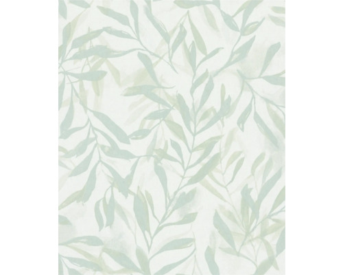 MARBURG Vliesbehang 82442 Leyla bloemen groen Behang met bladerenpatroon