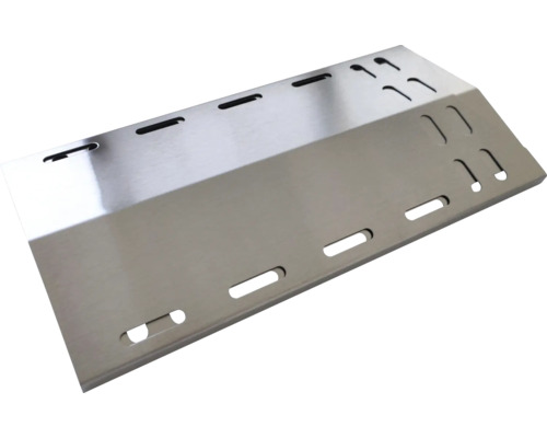 Metalen grillvlamverspreider met uitsparingen