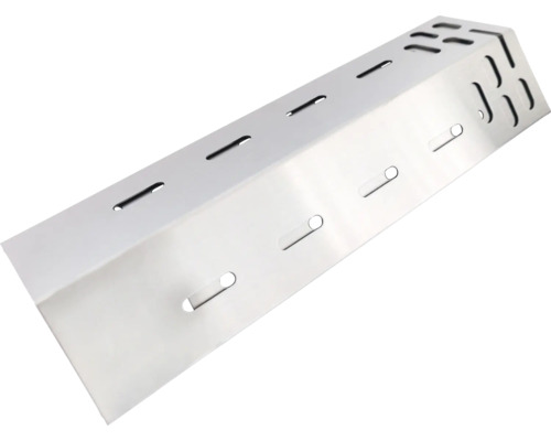 Grill vlamverspreider van metaal met sleuven