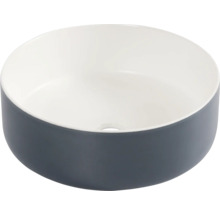 DIFFERNZ Waskom keramiek Mira blauw/wit 36 x 12 cm