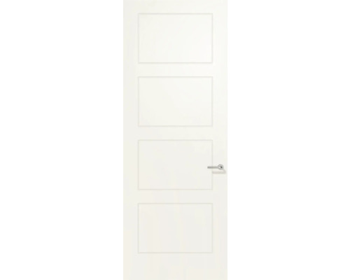 BERKVENS Binnendeur Verdi Line 642 Stomp rechts wit afgelakt 250,7 x 87,6 cm Gladde binnendeur met vier vlakken en deurklink