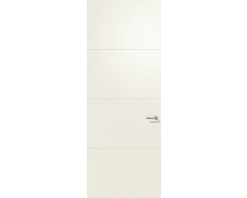 BERKVENS Binnendeur Verdi Line 685 Stomp links wit afgelakt 250,7 x 92,6 cm Binnendeur met horizontale sierlijsten en deurklink