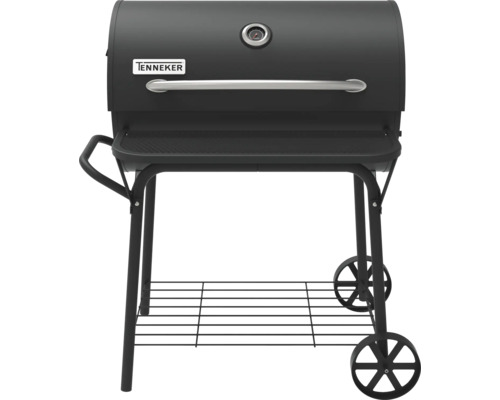 Tenneker houtskoolbarbecue met opbergvakken en wielen