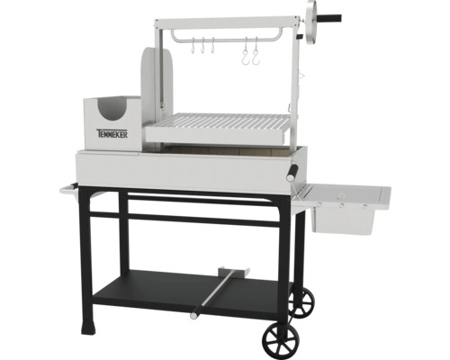 Tenneker houtskoolbarbecue met grillrooster en opbergruimte