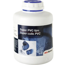 Super PVC lijm in een witte fles