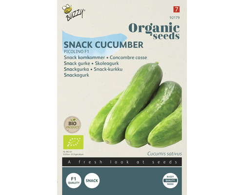 Biologische snackkomkommer zadenpakket