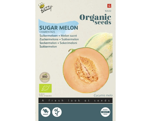Zadenpakket voor suikermeloen Charentais uit biologische teelt