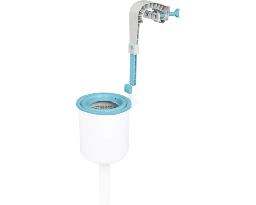 Zwembadoppervlakteskimmer met houder voor het reinigen van zwembaden