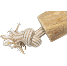 Hondenspeelgoed van hout en touw