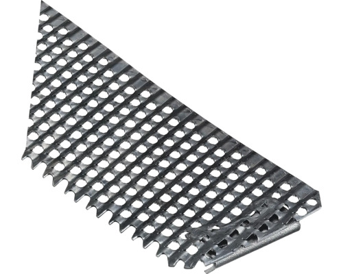 Metalen rooster met gaten