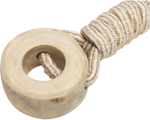 Speelgoed voor honden van hout met touw