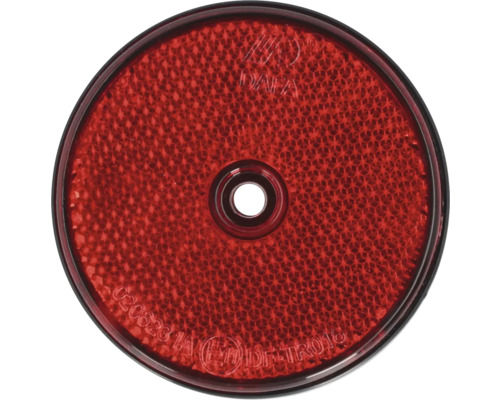 Reflectorset rond rood 70 mm voor aanhanger pak = 2 st