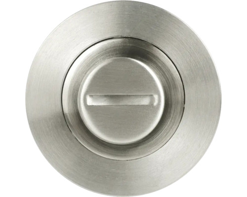 Ronde metalen deurknop met sleuf