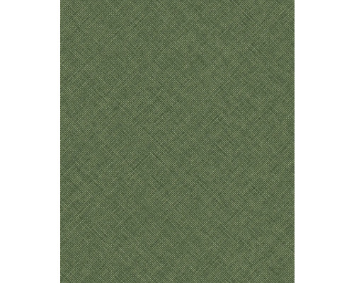 GRANDECO Vliesbehang A70802 Happy Texure Plain Groene stof met geweven patroon