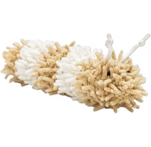 Stofwisser met twee kleuren en ophanglus