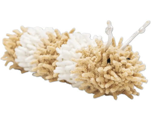 Stofwisser met twee kleuren en ophanglus