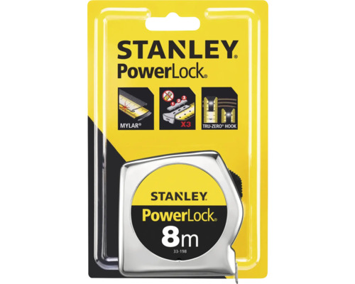 Stanley PowerLock rolbandmaat, 8 meter
