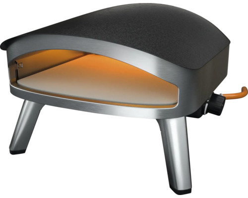 Pizzaoven met stenen plaat en gasaansluiting