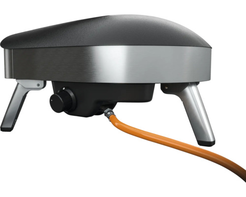 Pizzaoven met gasaansluiting en temperatuurregelaar