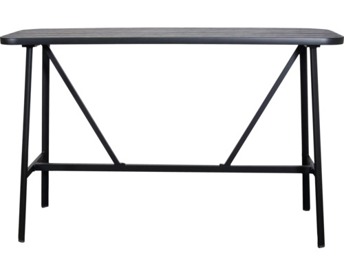 Rechthoekige statafel met stalen frame