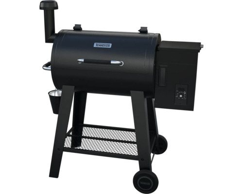 Tenneker pelletgrill met rooktoren, grilloppervlak en opbergrooster