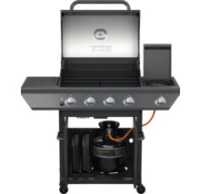 Tenneker gasbarbecue met vijf branders, open