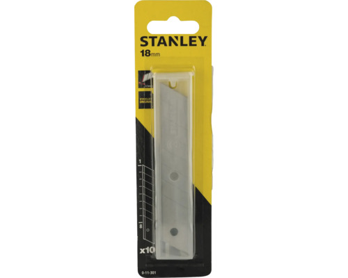 Stanley Logo 18 millimeter mesjes in verpakking van tien stuks