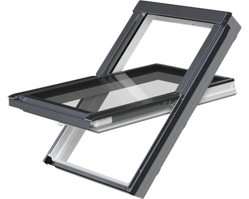 FAKRO GREENVIEW Dakraam kunststof PTP-V U30 ABMX 08 (bxh) 94x118 cm RAL 7016 FAKRO GREENVIEW Dakraam kunststof PTP-V U30 ABMX 08 (bxh) 94x118 cm RAL 7016