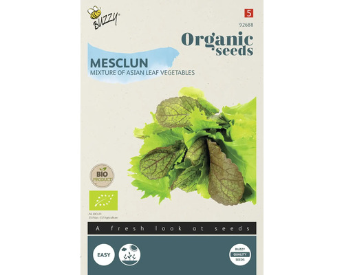 BUZZY Groentezaden Aziatische Mesclun biologisch