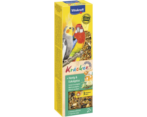 Vitakraft Kräcker stengel honing en eucalyptus voor papegaaien