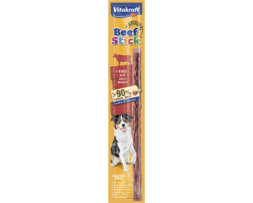 Vitakraft Beef Stick voor honden, gemaakt van rundvlees