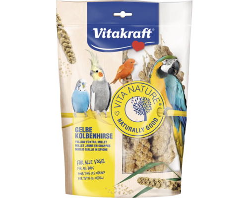 VITAKRAFT Vogelsnack Vita Nature trosgierst 300 g Vitakraft gele trosgierst voor alle vogels, productverpakking
