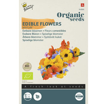 Buzzy Logo, Verpakking biologische bloemenzadenmengeling voor consumptie