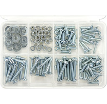 Assortimentsdoos met schroeven, moeren en ringen