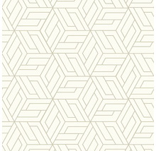 Behang met geometrisch patroon