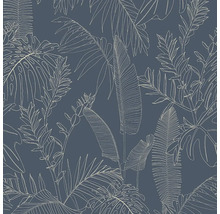 Behang met plantenpatroon