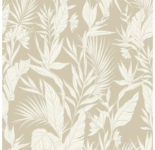 Behang met bloemmotief