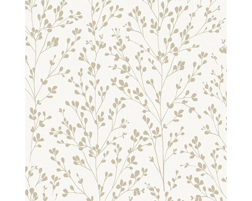 Behang met plantenmotief