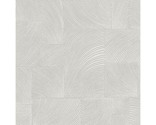 Behang met abstract, gebogen lijnenpatroon