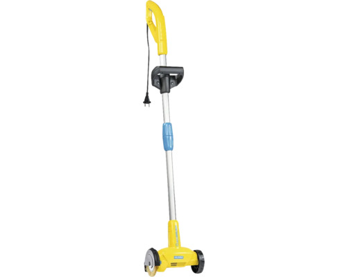 Gloria elektrische voegenborstel met telescopische steel en wielen voor het reinigen van bestrating